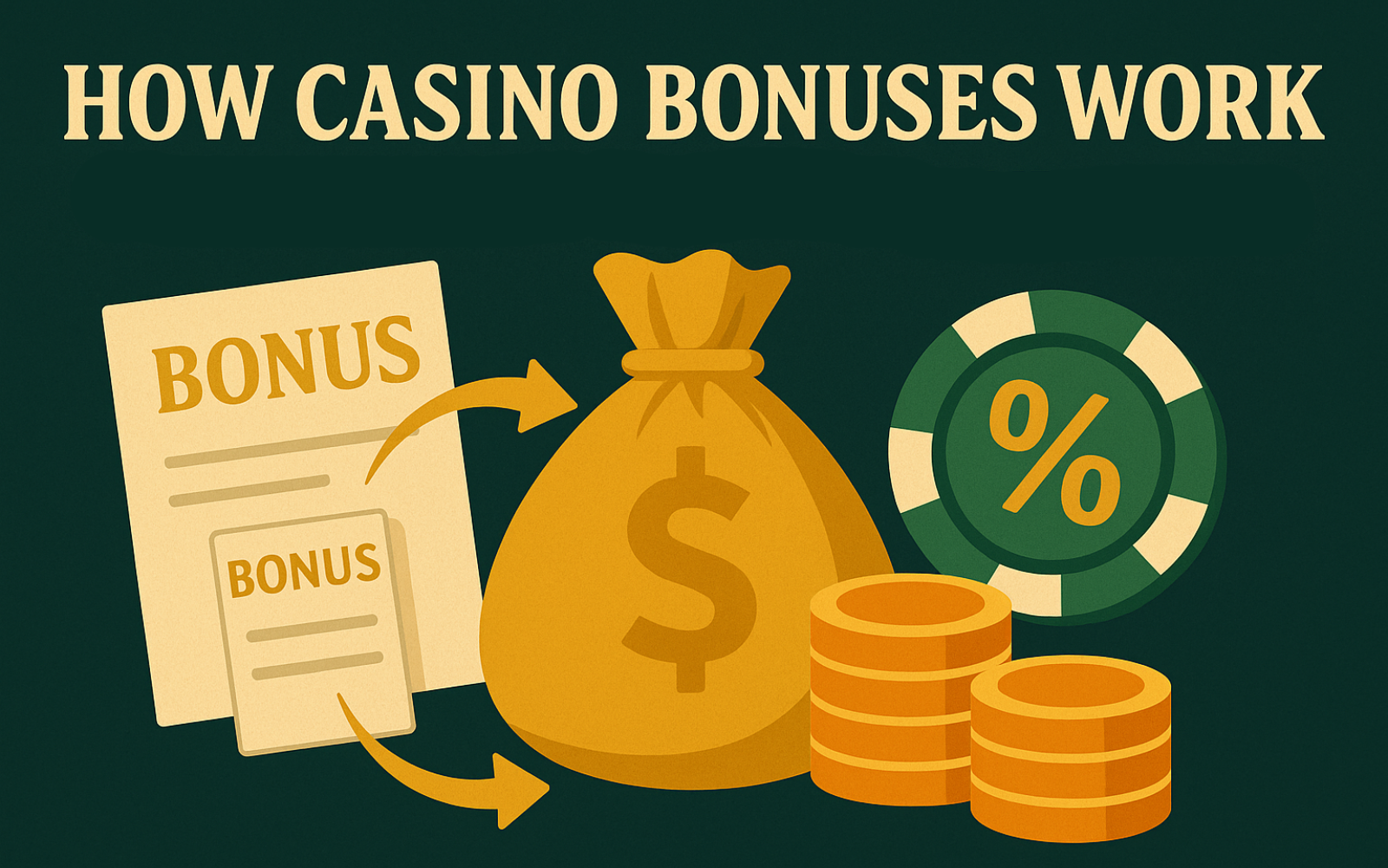 How casino bonuses work and understanding wagering requirements
